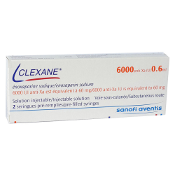 Clexane 6000 anti-XA Clexane 6000 anti-XA
